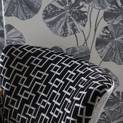 product image for Brahmi Wallpaper in Zinc from the Zardozi Collection by Designers Guild 40