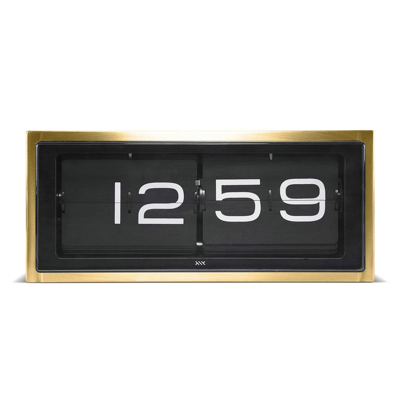 media image for brick wall desk clock in various colors design by leff amsterdam 4 262
