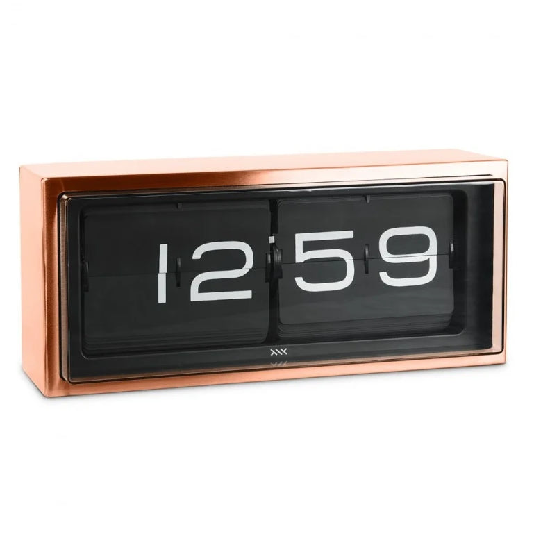 media image for brick wall desk clock in various colors design by leff amsterdam 13 291