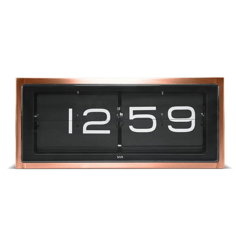 media image for brick wall desk clock in various colors design by leff amsterdam 5 243