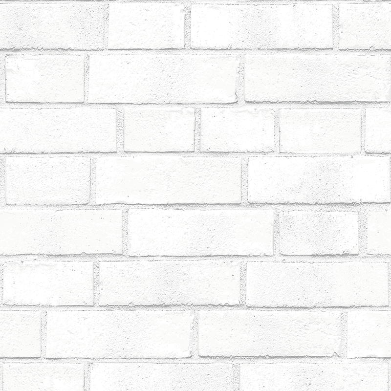 media image for Brick Self-Adhesive Wallpaper (Single Roll) in White by Tempaper 20