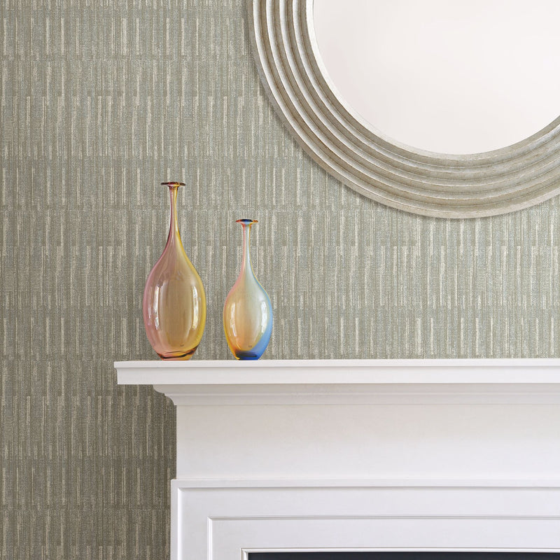 media image for Brixton Texture Wallpaper in Grey from the Scott Living Collection by Brewster Home Fashions 26