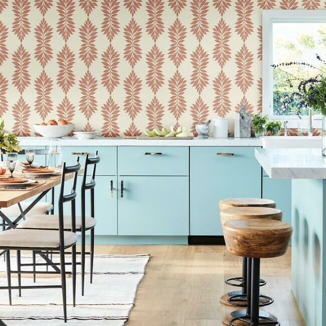 media image for Broadsands Botanica Wallpaper in Coral from the Water& 253
