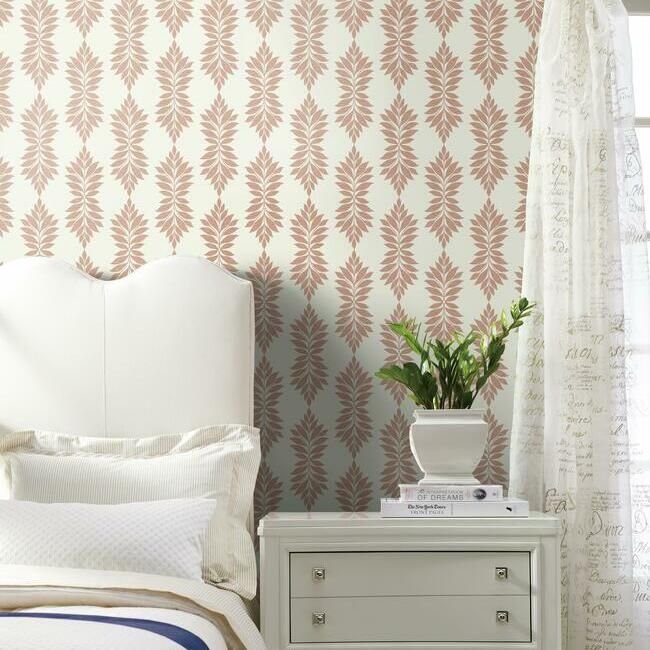 media image for Broadsands Botanica Wallpaper in Coral from the Water& 255