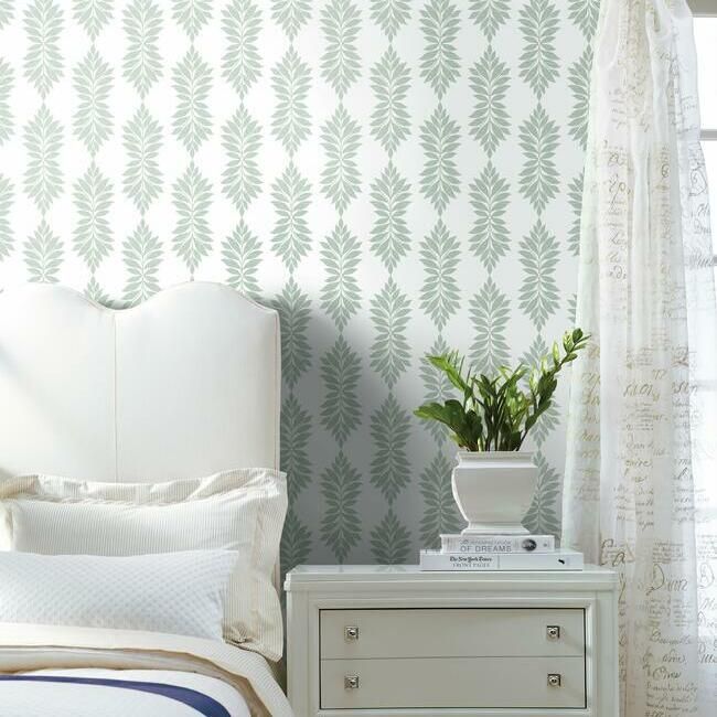 media image for Broadsands Botanica Wallpaper in Mint from the Water& 226