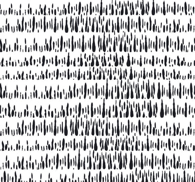 product image of Brush Marks Wallpaper in Black and White from the Living With Art Collection by Seabrook Wallcoverings 579