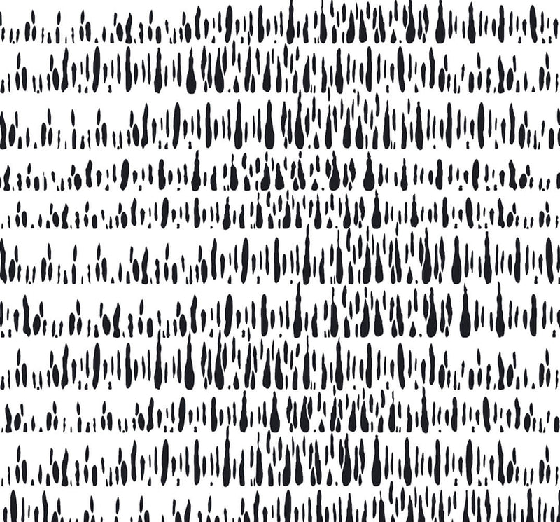 media image for Brush Marks Wallpaper in Black and White from the Living With Art Collection by Seabrook Wallcoverings 229