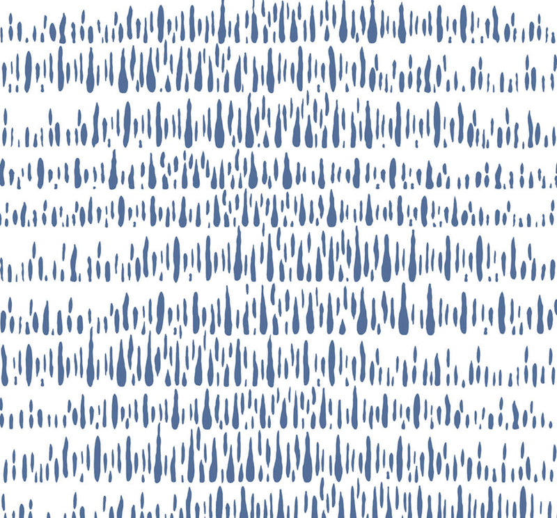 media image for Brush Marks Wallpaper in Navy and White from the Living With Art Collection by Seabrook Wallcoverings 268