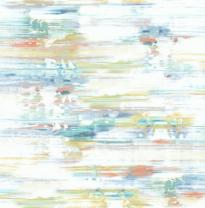 product image of Brushed Stripe Peel-and-Stick Wallpaper in Multi by NextWall 517