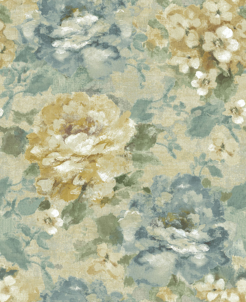media image for Brushstrokes Wallpaper in Sunshine from the Nouveau Collection by Wallquest 253