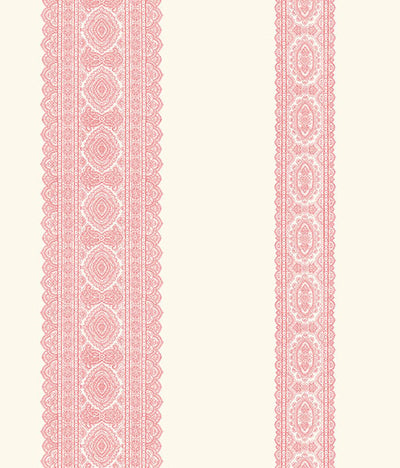 product image of sample brynn pink paisley stripe wallpaper from the kismet collection by brewster home fashions 1 560