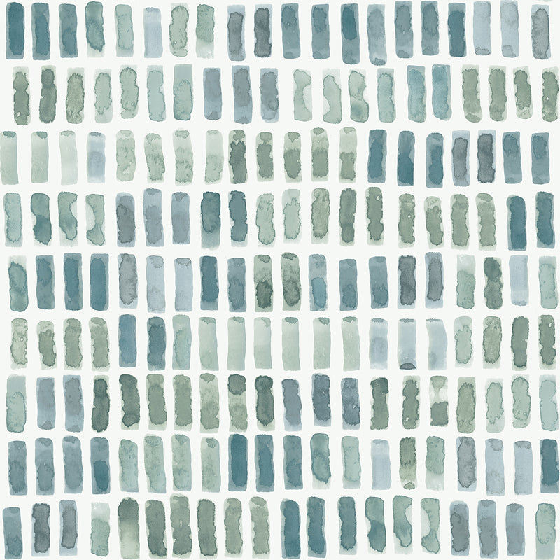 media image for Brynne Green Watercolor Wallpaper from the Scott Living II Collection by Brewster Home Fashions 291