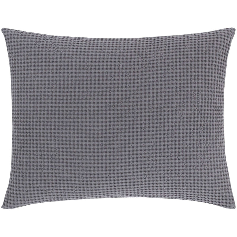 media image for bubble grey matelasse sham by annie selke pc1534 she 2 231