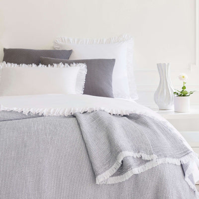 product image for bubble grey matelasse sham by annie selke pc1534 she 4 97