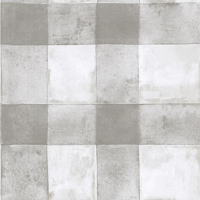 product image of sample buffalo plaid peel stick wallpaper in beige by roommates for york wallcoverings 1 548