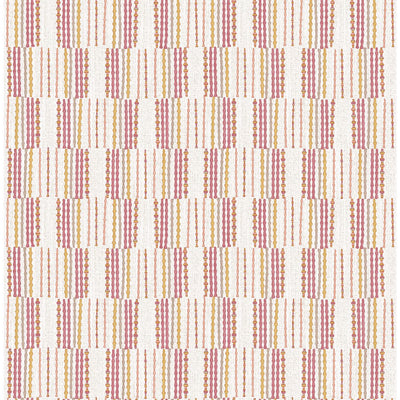 product image for Burgen Geometric Linen Wallpaper in Orange from the Bluebell Collection by Brewster Home Fashions 32