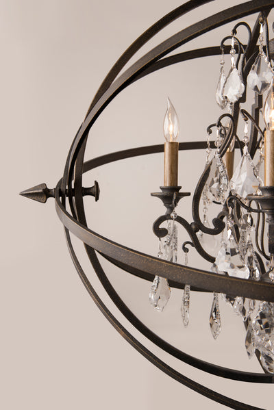 product image for byron 4lt chandelier medium by troy lighting 3 91
