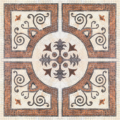 product image of Byzantine Tile Wallpaper in Beige and Grey from the Eclectic Collection by Mind the Gap 536
