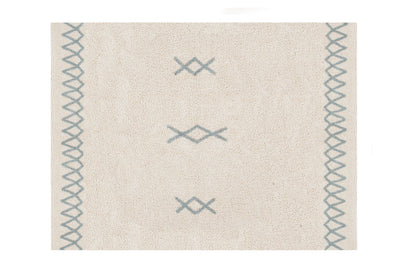 product image of atlas natural vintage blue washable rug by lorena canals c atlas nvb l 1 539