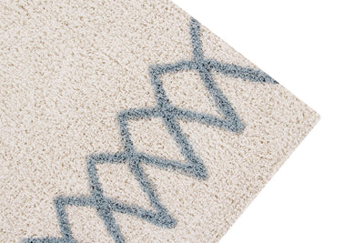product image for atlas natural vintage blue washable rug by lorena canals c atlas nvb l 2 14