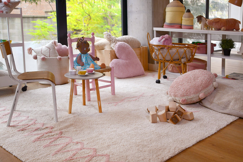 media image for atlas natural vintage blue washable rug by lorena canals c atlas nvb l 16 280