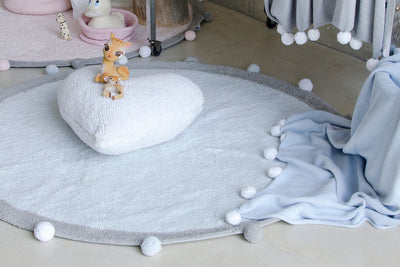 product image for bubbly rug in light grey design by lorena canals 9 95