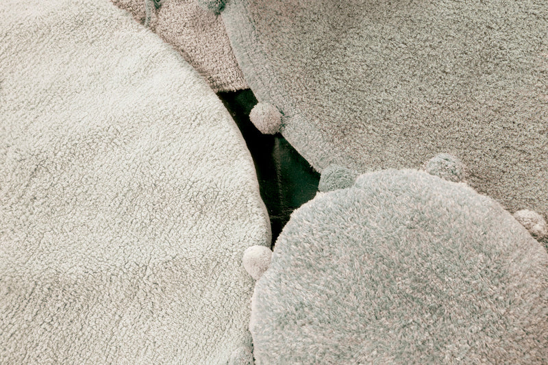 media image for bubbly olive washable rug by lorena canals c bubbly olv 9 235