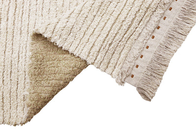 product image for reversible duetto sage washable rug by lorena canals c duet sge l 3 49