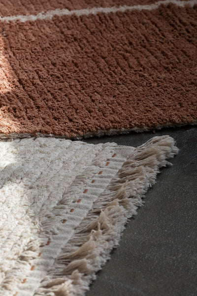 product image for reversible duetto toffee washable rug by lorena canals c duet tof r 7 73