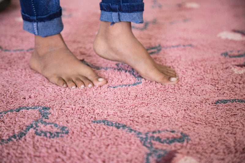 media image for english garden ash rose washable rug by lorena canals c garden ash 8 247