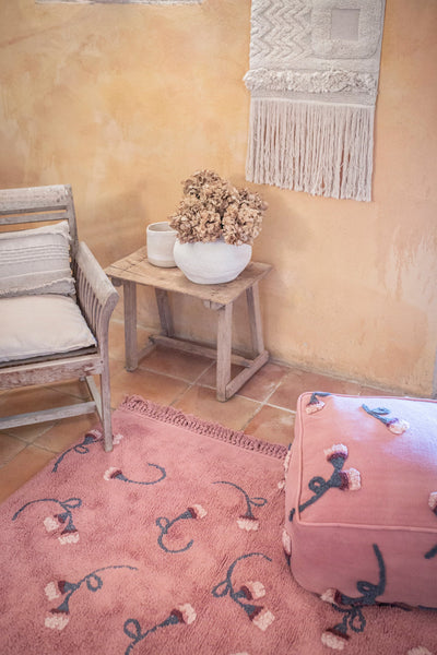 product image for english garden ash rose washable rug by lorena canals c garden ash 9 52