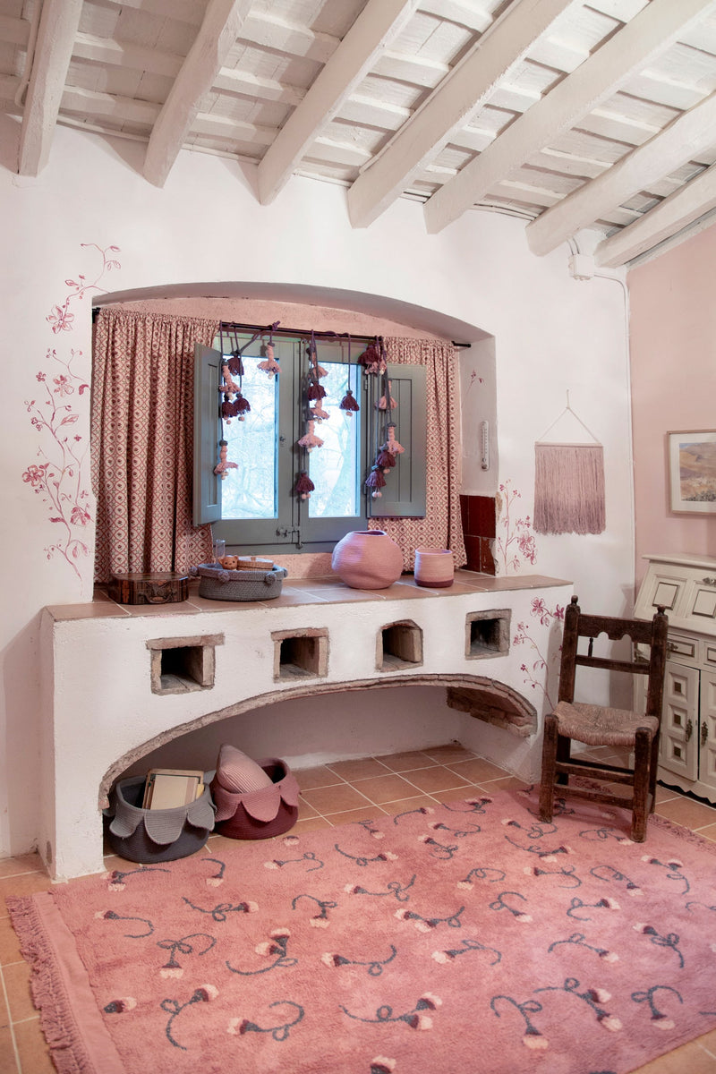 media image for english garden ash rose washable rug by lorena canals c garden ash 10 250