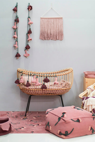 product image for english garden ash rose washable rug by lorena canals c garden ash 7 17
