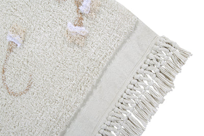 product image for english garden ivory washable rug by lorena canals c garden ivo 2 67