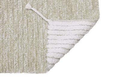 product image for reversible gelato green washable rug by lorena canals c gela olv s 2 36