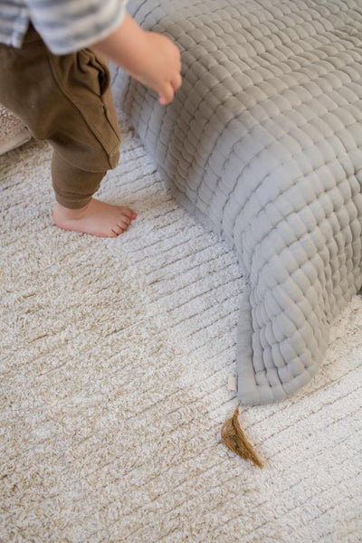 product image for reversible gelato green washable rug by lorena canals c gela olv s 5 20