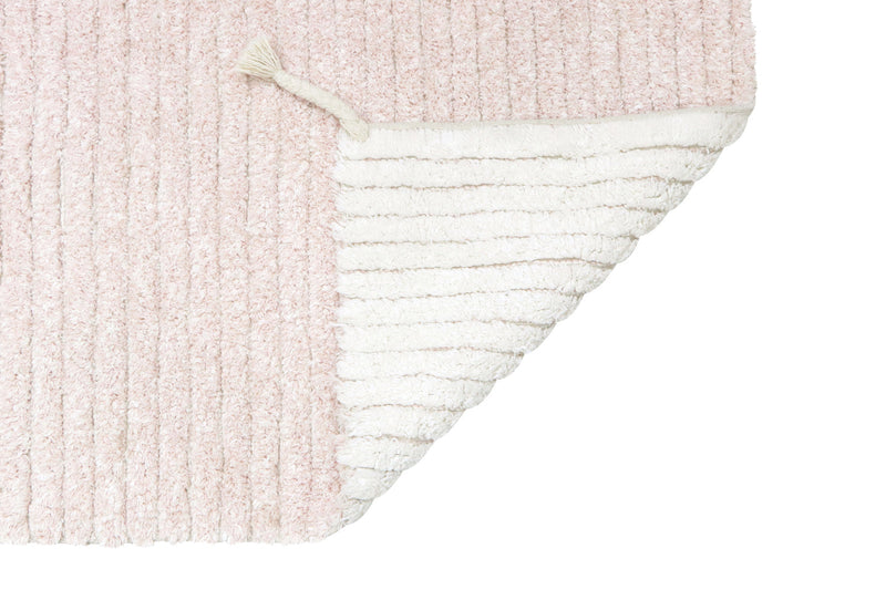 media image for reversible gelato pink washable rug by lorena canals c gela pk s 2 289