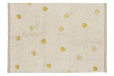 product image of hippy dots honey washable rug by lorena canals c hido hny 1 590