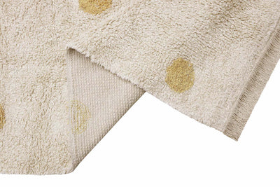 product image for hippy dots honey washable rug by lorena canals c hido hny 4 19