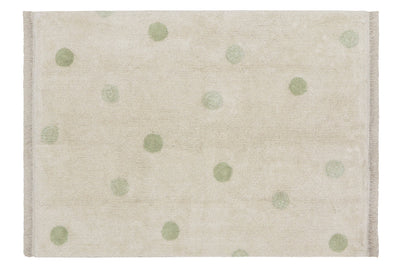 product image for hippy dots olive washable rug by lorena canals c hido olv 1 66