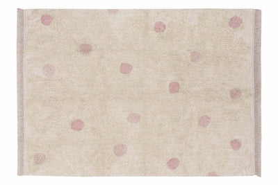 product image for hippy dots vintage nude washable rug by lorena canals c hido vnu 1 75