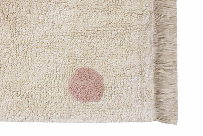 product image for hippy dots vintage nude washable rug by lorena canals c hido vnu 2 18