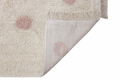 product image for hippy dots vintage nude washable rug by lorena canals c hido vnu 3 65