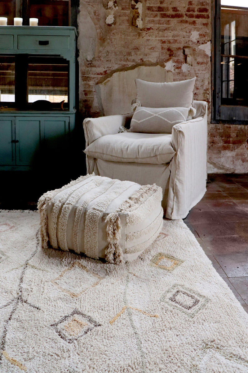 media image for kaarol earth washable rug by lorena canals c kaa nat 8 239