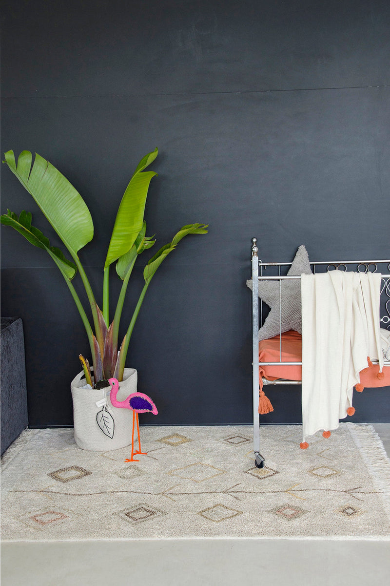 media image for kaarol earth washable rug by lorena canals c kaa nat 10 278