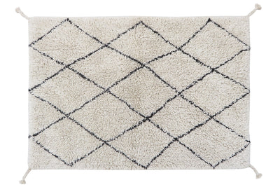 product image for mini bereber washable rug by lorena canals c mi ber 1 18