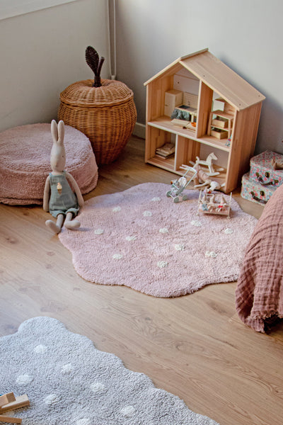 product image for mini biscuit vintage nude washable rug by lorena canals c mi bis vnu 9 41