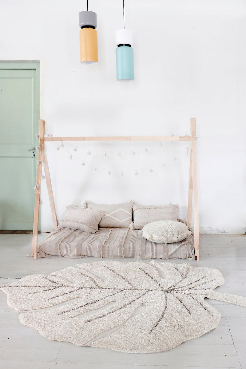 media image for monstera natural washable rug by lorena canals c mon nat 12 212