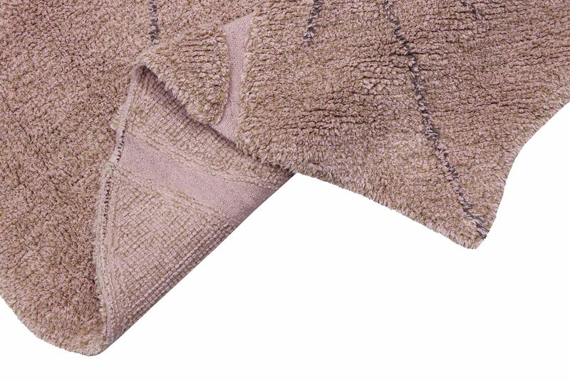 media image for monstera vintage nude washable rug by lorena canals c mon vnu 4 247