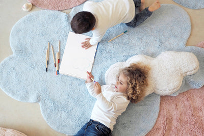 product image for puffy dream rug in blue design by lorena canals 3 71